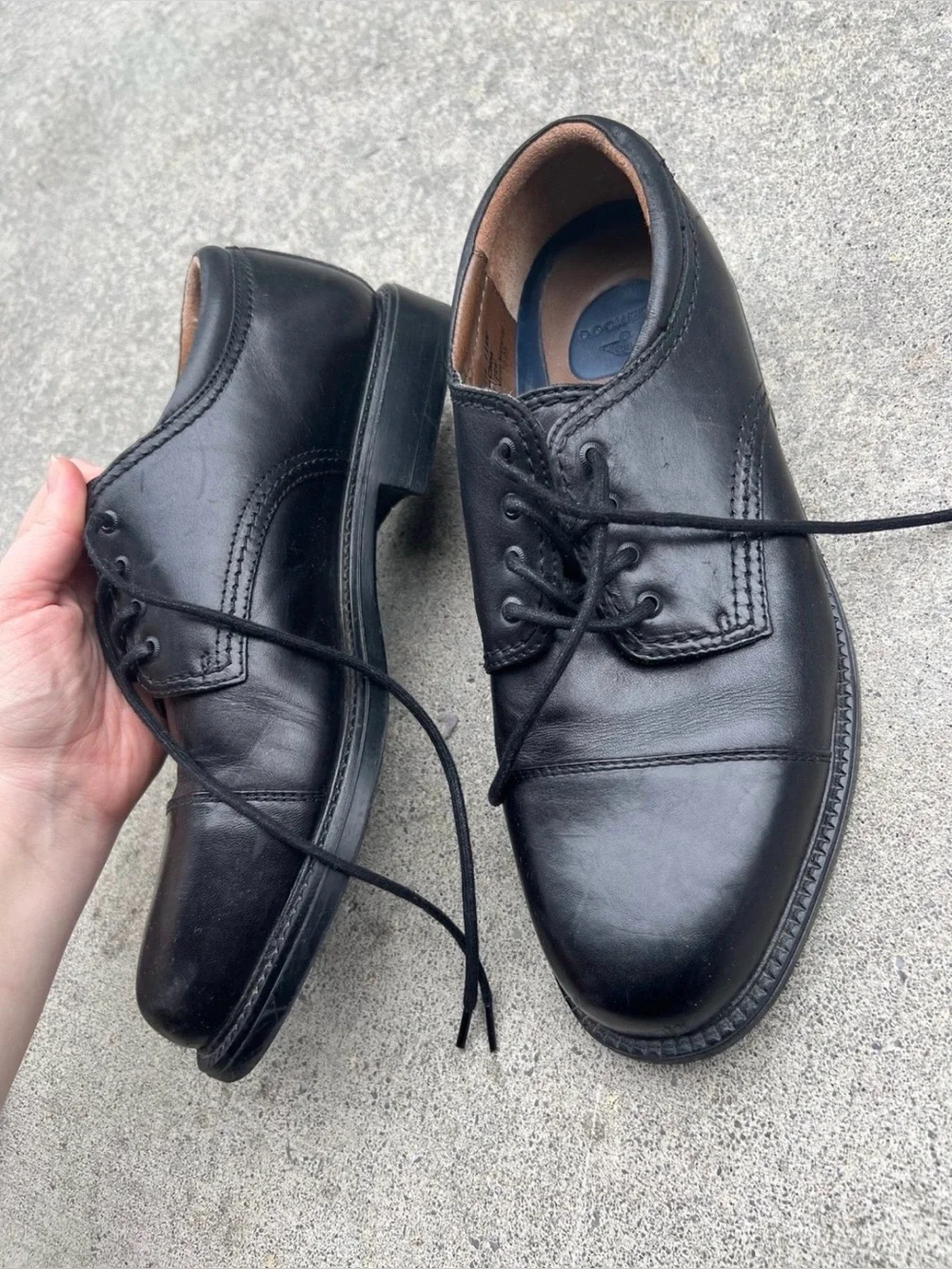 Dockers Gordon Leather Dress Shoes Size 11W
